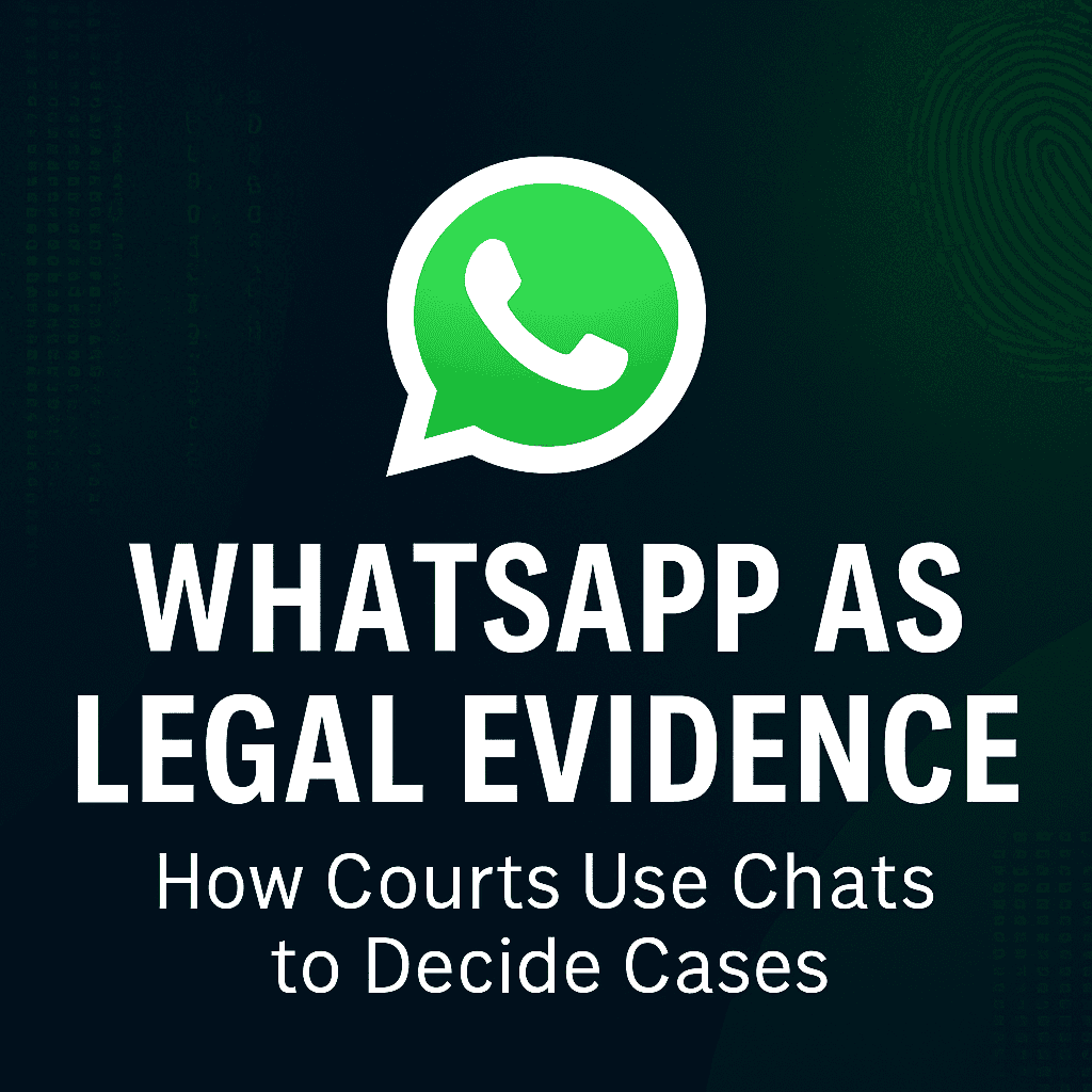 WhatsApp evidence in court